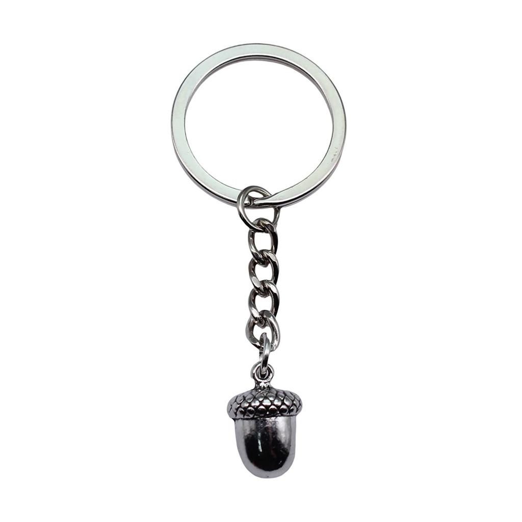 Merry Christmas Keychain Letter Charm Holiday Key Holder 28mm Ring