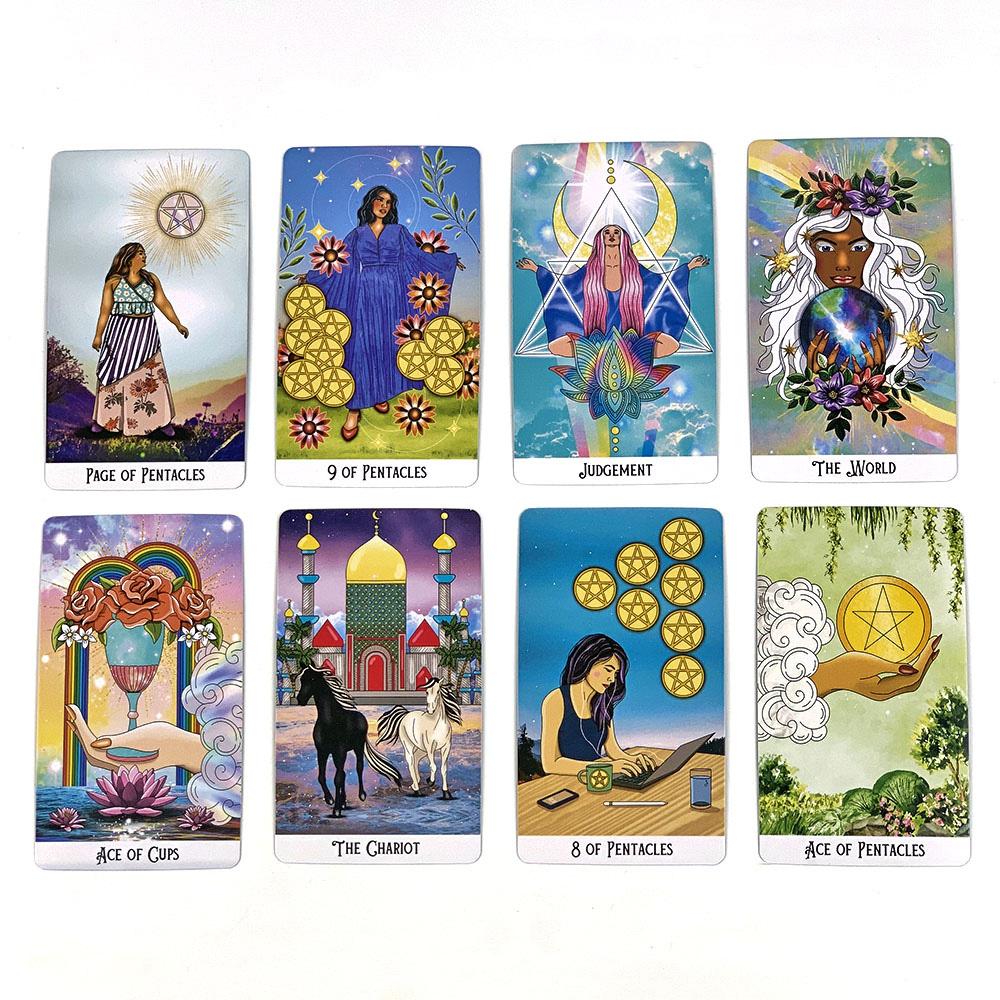 Tarot Cards English Version Of Divination Deck And To Uplift The Energy of The Reader , Family Gathering Party Card Game