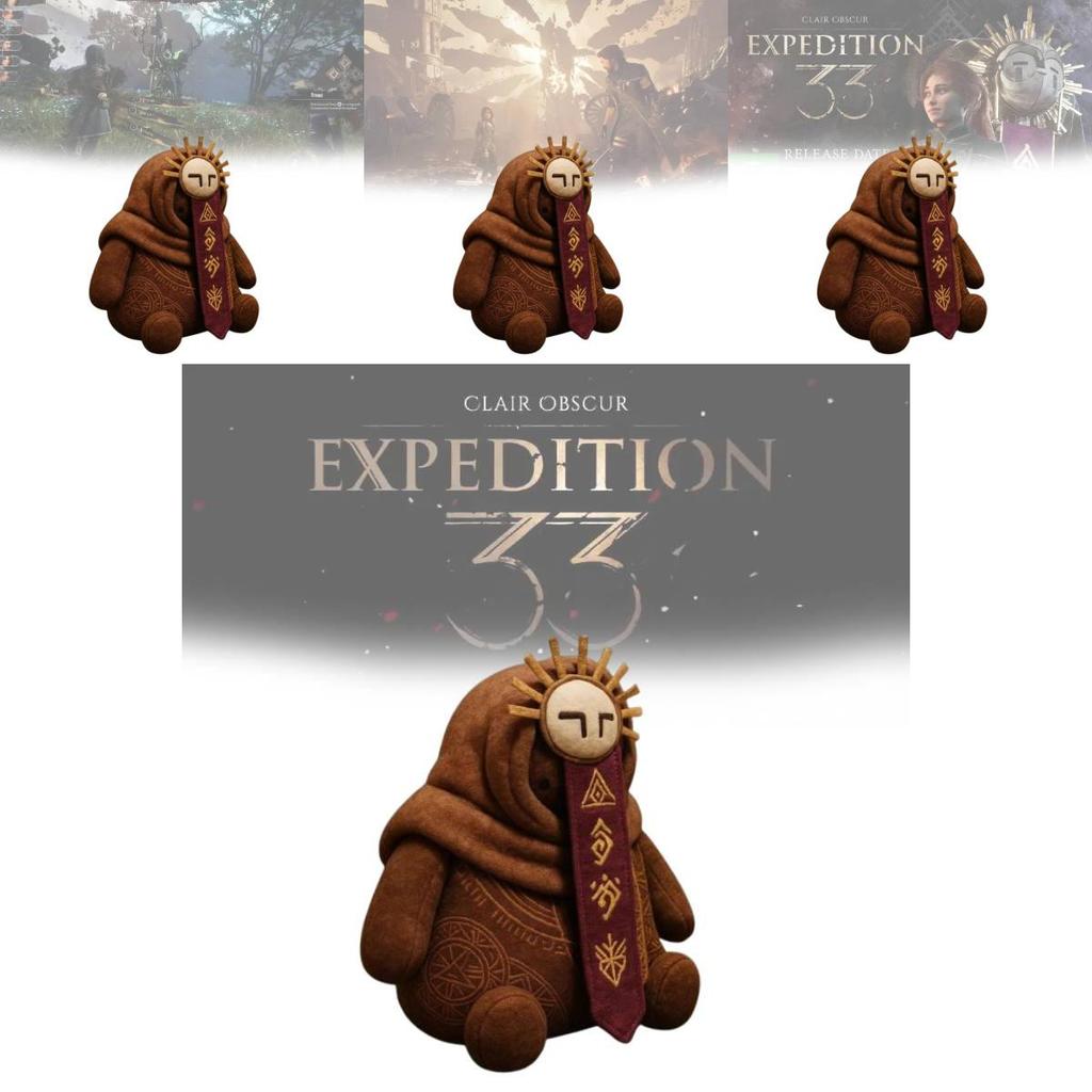 Expedition33 Esquie Plush Toy Animal Figure With Pp Cotton Fill For Collectors