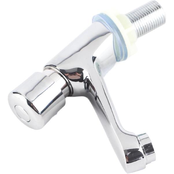 

Водосберегающий кран с задержкой времени, Общественный Кухонный Ванный Хромированный Самозакрывающийся Водосберегающий Кран для Раковины, для Домашней Кухни,