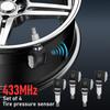 4 Pieces Tire Pressure 433 OEStyle Rubber Replacement Air Release Inflation Parts
