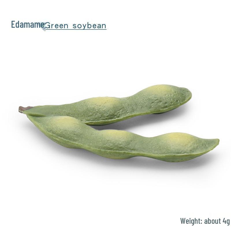 Набор имитации овощей: Шпинат, Морковь, Одуванчик, Кукуруза, Капуста, Лук, Эдамаме - Декоративные Пищевые Украшения.