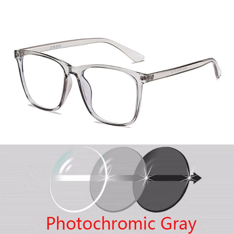 Super Light TR90 Eyeglasses Frame Unisex Glasses Computer Big Square Eyewear 0 -0.5 -1 -1.5 -2 -3 To -6.0