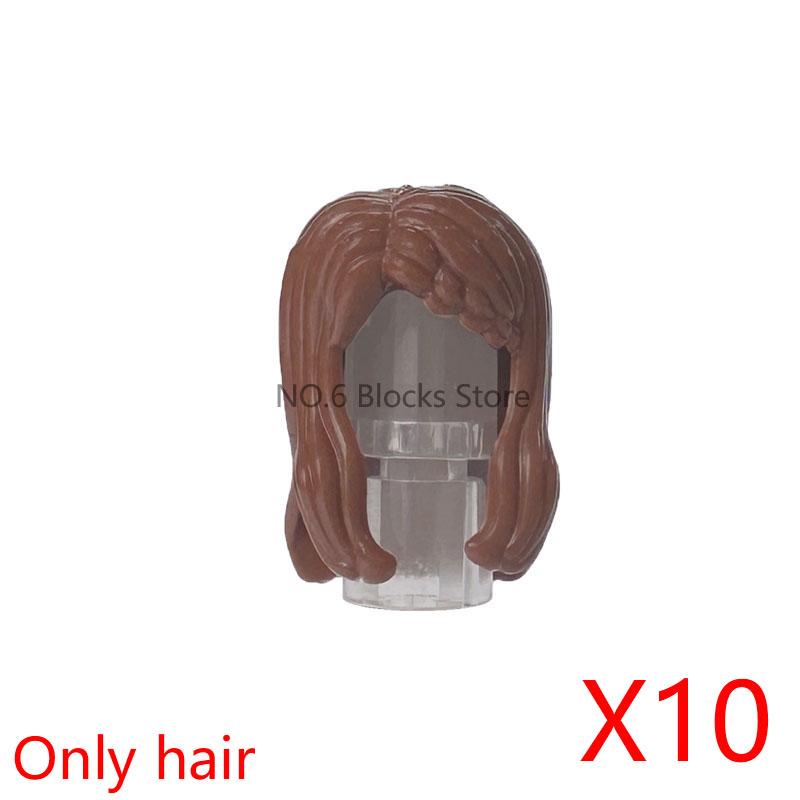 City Building Blocks Body Character Clothing Head Face DIY Parts Hair Expression Accessories Figure Headwear Helmet Bricks Toys