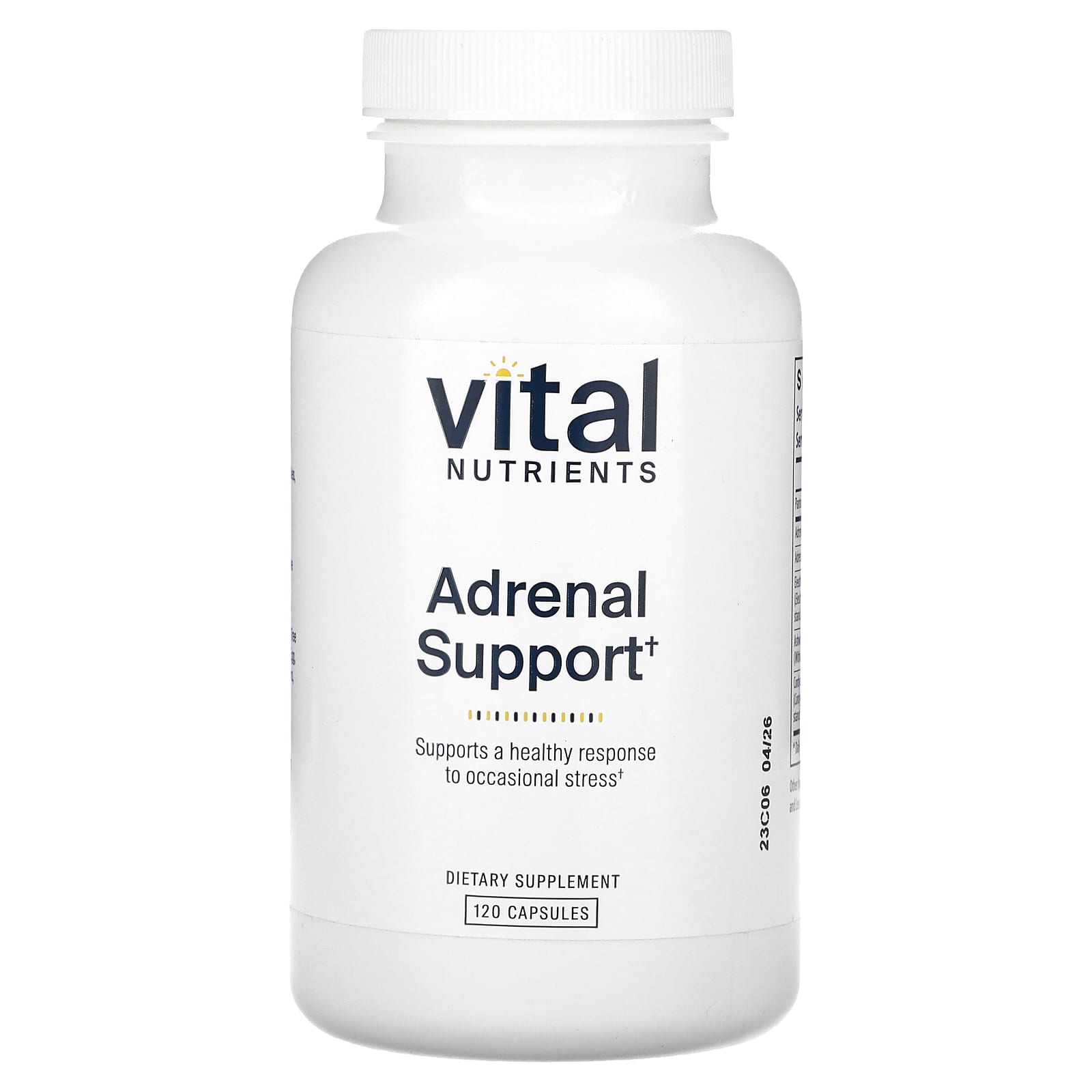 

Adrenal Support, 120 Capsules