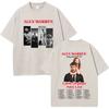 Singer Alex Warren 2026 Tour Print Tees Unisex Unisex Hiphop Tshirt Summer Cotton Loose Casual Vintage Washed Tshirts Streetwear