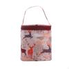 Crochet Bag Gift Polyester Small Craft Organizer Zipper Closure Travel Portable Yarn Storage for