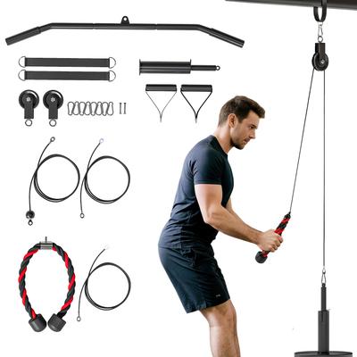 Fitness Latzugturm Fitnessstudio Fitnessgeräte Kabelzugsystem Armkrafttraining für Zuhause
