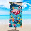 2D Colorful Starfish Polyester Beach Towel Quick Dry Ocean Theme Bath Towel for Summer Vacation Swim Pool Travel Sand Blanket
