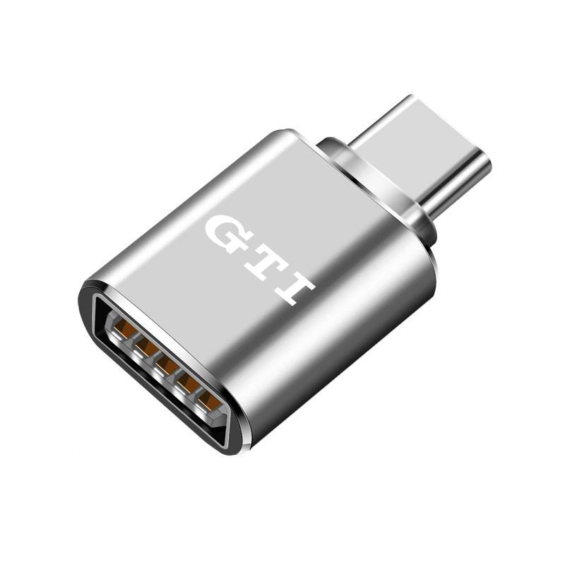 USB Type-C Adapter Flash Drive Reader Car Interior Accessories For VW Atlas Jetta Touareg Variant Golf Polo GTI Taos Nivus Passa RM4