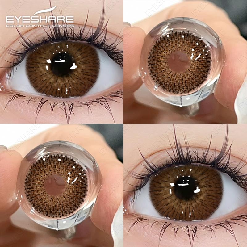 Eyeshare 1 Paar Farblinsen TAYLOR Farbkontaktlinsen Schöne Pupillen-Make-up-Kontaktlinsen Jährlicher Gebrauch Kosmetische Schönheits-Augenlinsen