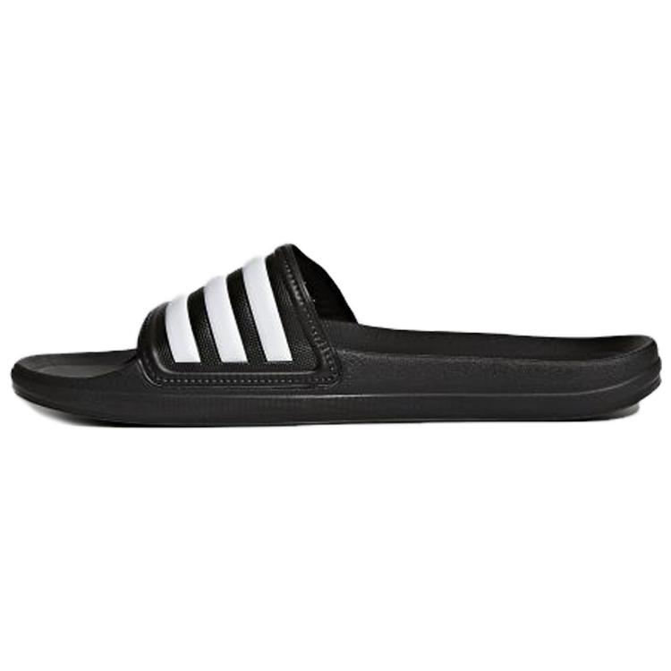 

Новые шлепанцы Adidas Phaoxo черно-белые Black White AQ4761 44.5