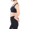 Nike Logo Swoosh Wycięcie Francuskie Wspierający Biustonosz Sportowy Damska Bielizna Czarny DX6822-010
