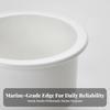 Flush-Mount Recessed Cup Holder Easy To Install Embedded Plastic