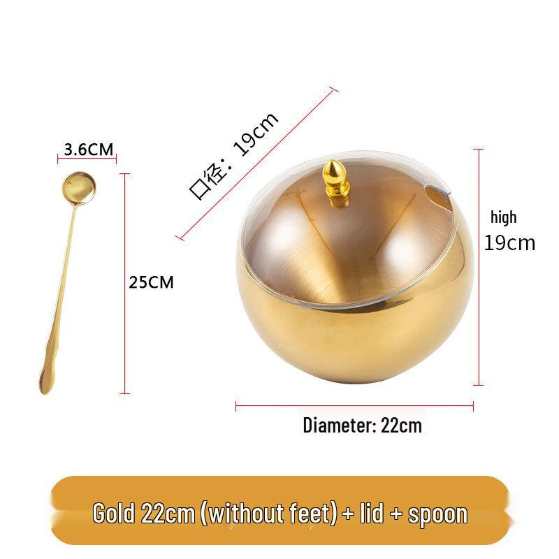 Jiangwo Stainless Steel Sauce Bowl Set with Lid & Spoon