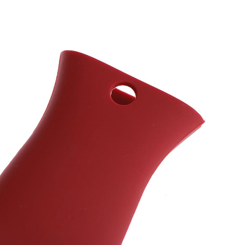 Non-Slip Silicone Handle Holder Potholder Cast Iron Skillet Grip Sleeve Cover