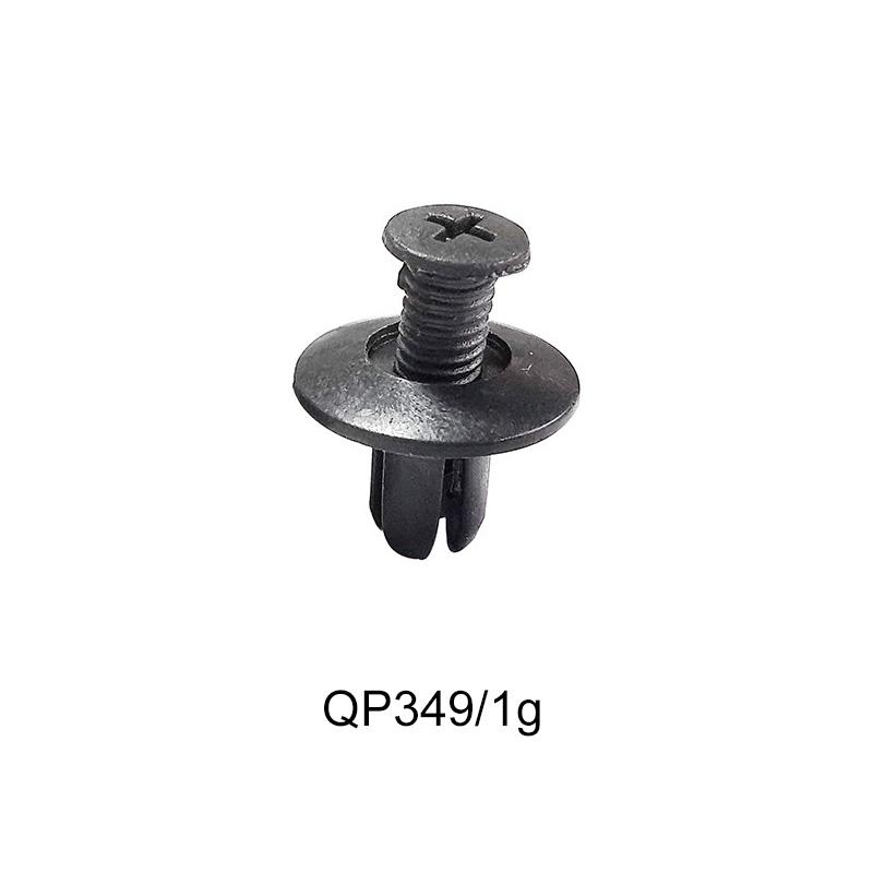 20 Pcs ABS Plastic Expansion Rivet Nut Buckle Clip Rivet Fastener Black White Auto parts repair tool decoration tool