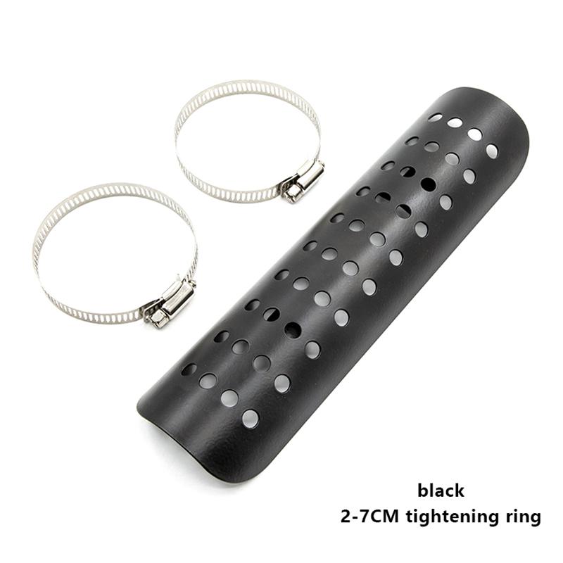 

Универсальная накладка-защита на выхлопную трубу мотоцикла, защита глушителя, мотоаксессуары, подходит для мотоцикла чёрный