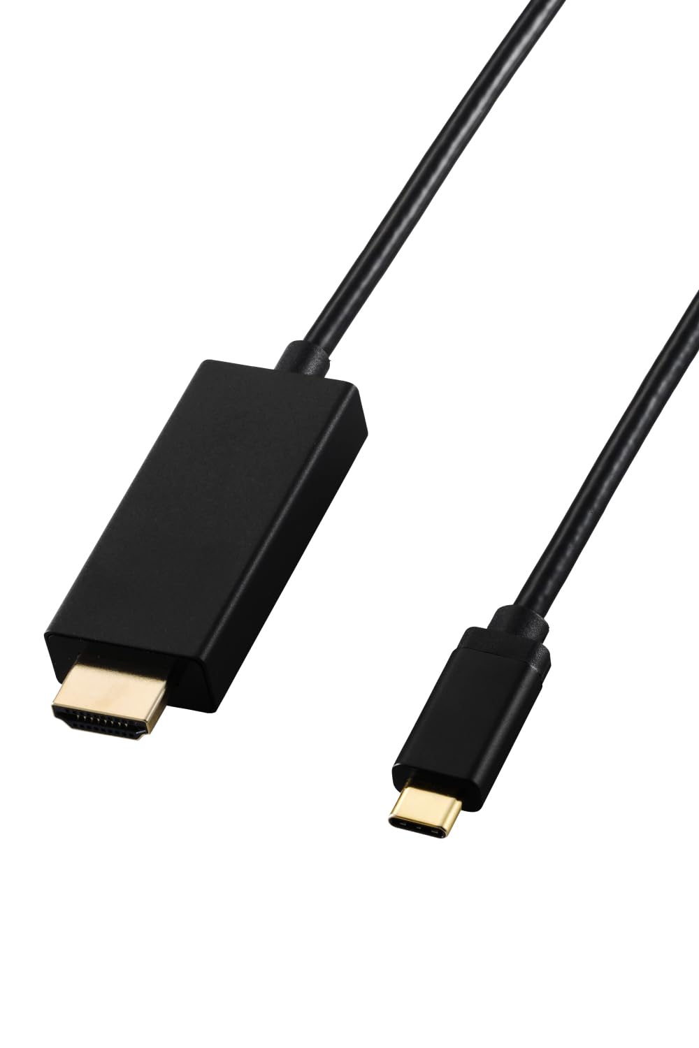 

ELECOM USB C to HDMI Conversion Cable Aluminum Mirroring 1m Adapter Compatible with iPhone MacBook iPad Black 4K/60Hz Multi-Display Android, etc.] чорний