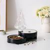 Double-layer Rotatable Gravity Water Dispenser Splash-proof Pet Drinking Fountain  Travel Carrying
