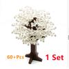Bausteine Baum Blume Sets Stadt Pflanze Garten Bonsai Wald Natürliche Stadt Straßenansicht Park Dschungel MOC Modell Spielzeug Für Kinder
