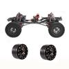 4PCS Wheel Hub 1.9’’ Beadlock Metal Wheel Rims with 12 Spokes for Remote Control Car Toy 1/10 Crawler SCX10 Accessory