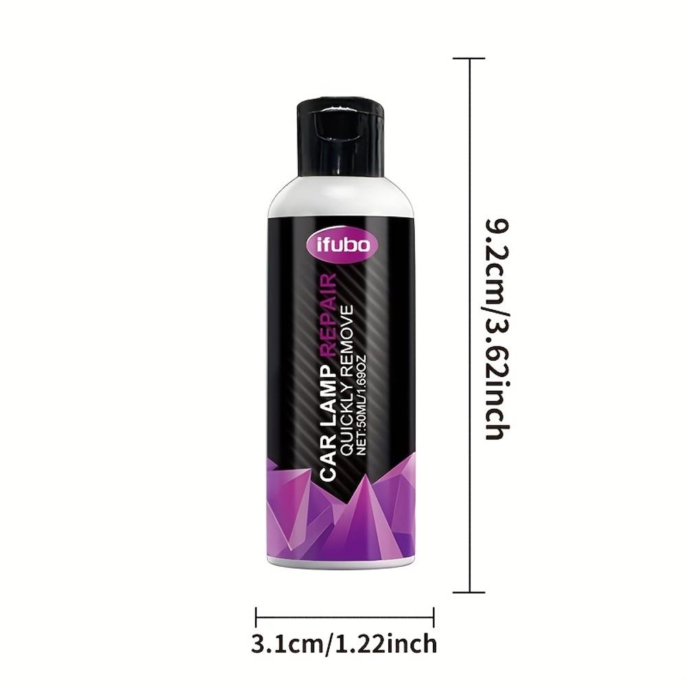 50ml Car Headlight Repair Kit, Efficiently Repairs Yello and Blurry Headlights, Anti-oxidation, Restores Clear Car Headlight