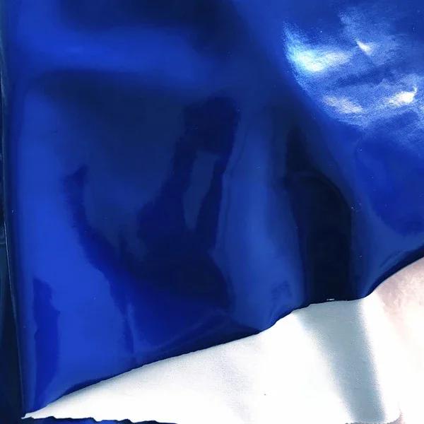 100x145cm Stretch Shiny Glossy Leather Fabric 100*145cm Solid Elastic Mirror Fabric For Clothes Dress Stage Costume DIY Sewing
