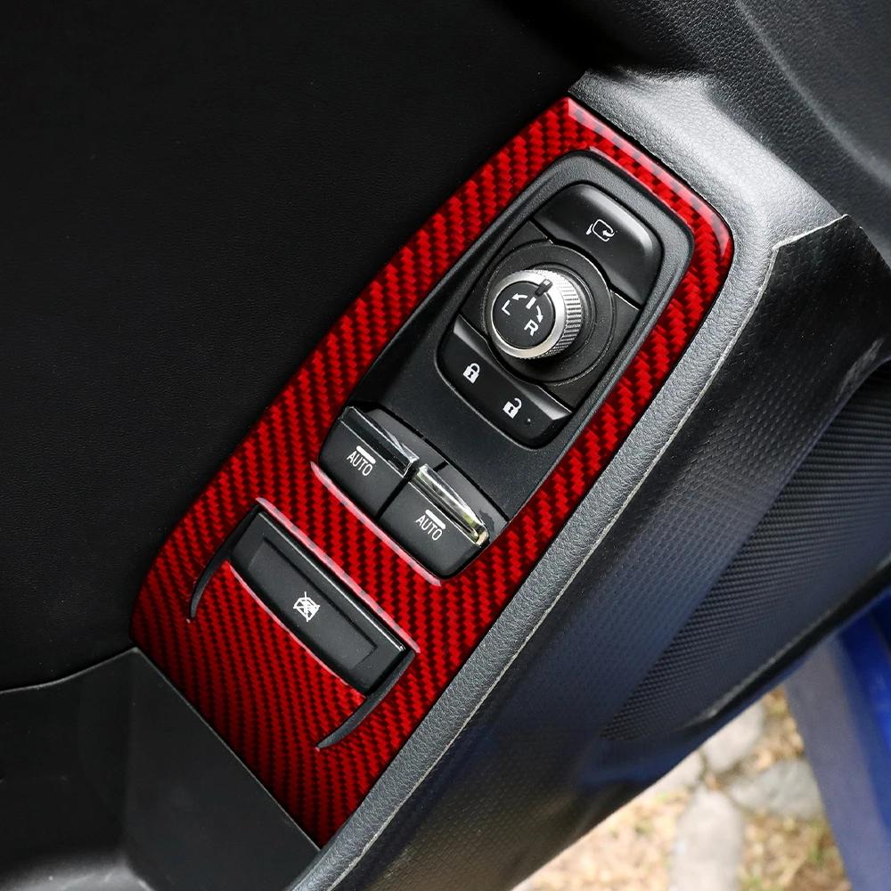 Real Soft Carbon Fiber Sticker For Subaru BRZ Toyota GR86 2025 2025 2025 2025LHD RHD Door Window Switch Button Panel Accessories