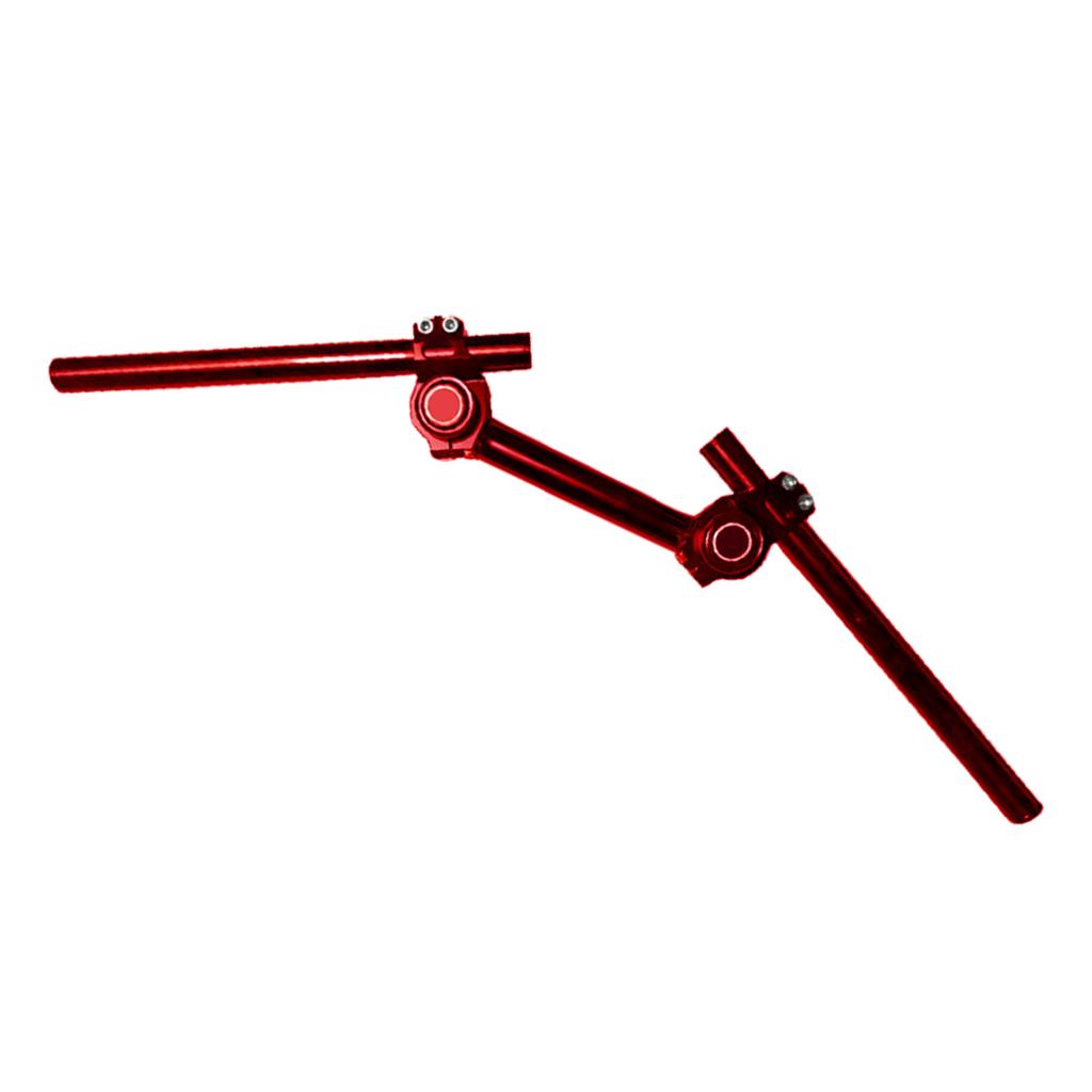 High Strength Aluminum Motorcycle Handlebar with Adjustable Height & Angle Suitable for Scooters Enhanced Riding Comfort