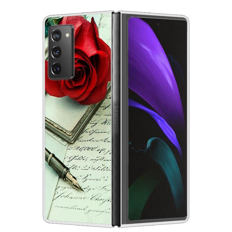 For Samsung Galaxy Z Fold2 Fold4 Fold5 Case Shockproof Hard Plastic PC Back Cover For Samsung Galaxy Z Fold 3 5 4 5G Phone Cases