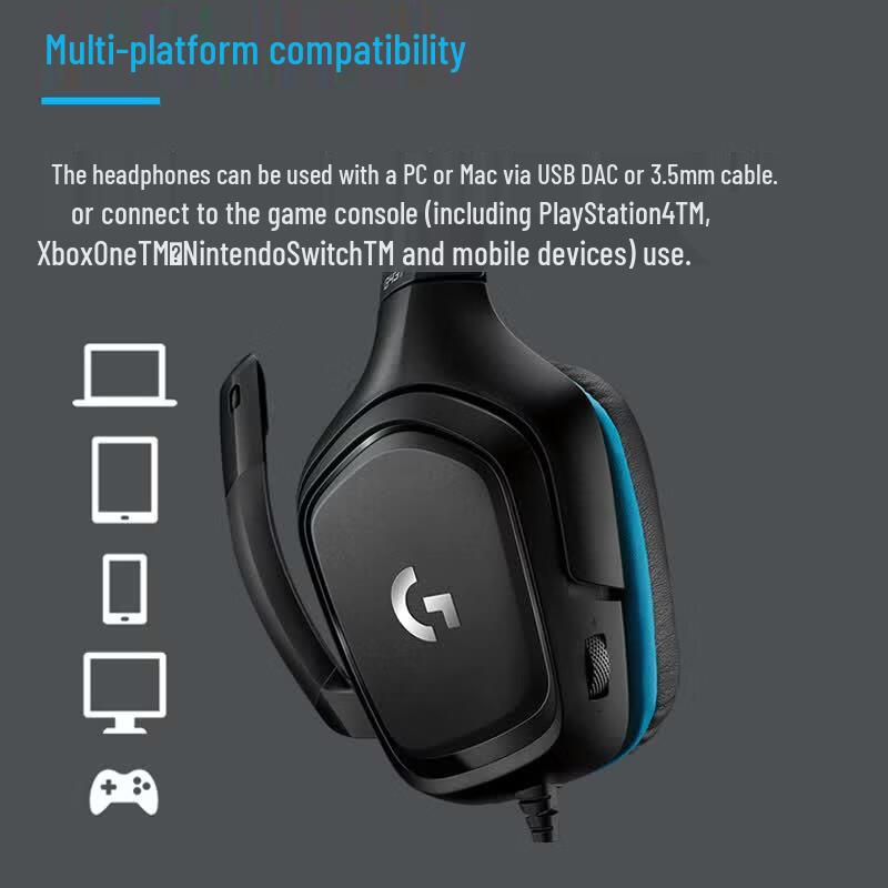 Logitech G431 Wired Gaming Headset