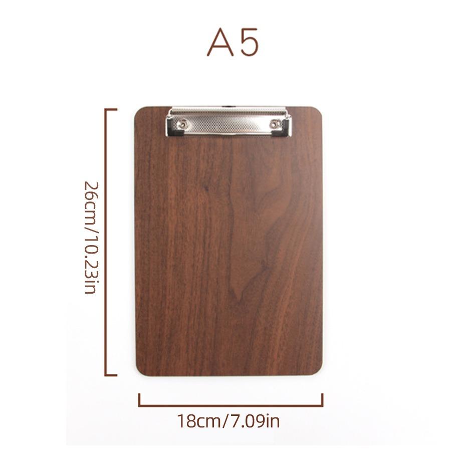 A4/A5 Wooden Base Board Student Writing Clamp Writing Clamp Portable Folder Menu Clamp