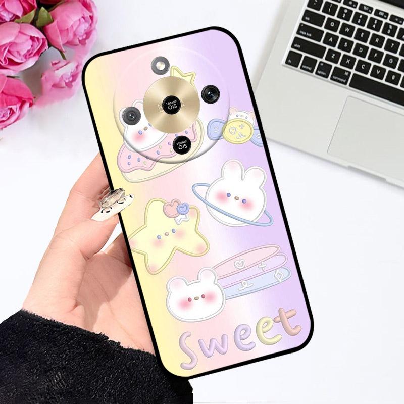 Etui do Honor X9d X70 Case MTN-NX1 Miękki Silikon TPU Pokrowiec na Telefon do Honor Magic8 Lite Coque Shockproof Shell Funda Bumper Magic8Lite