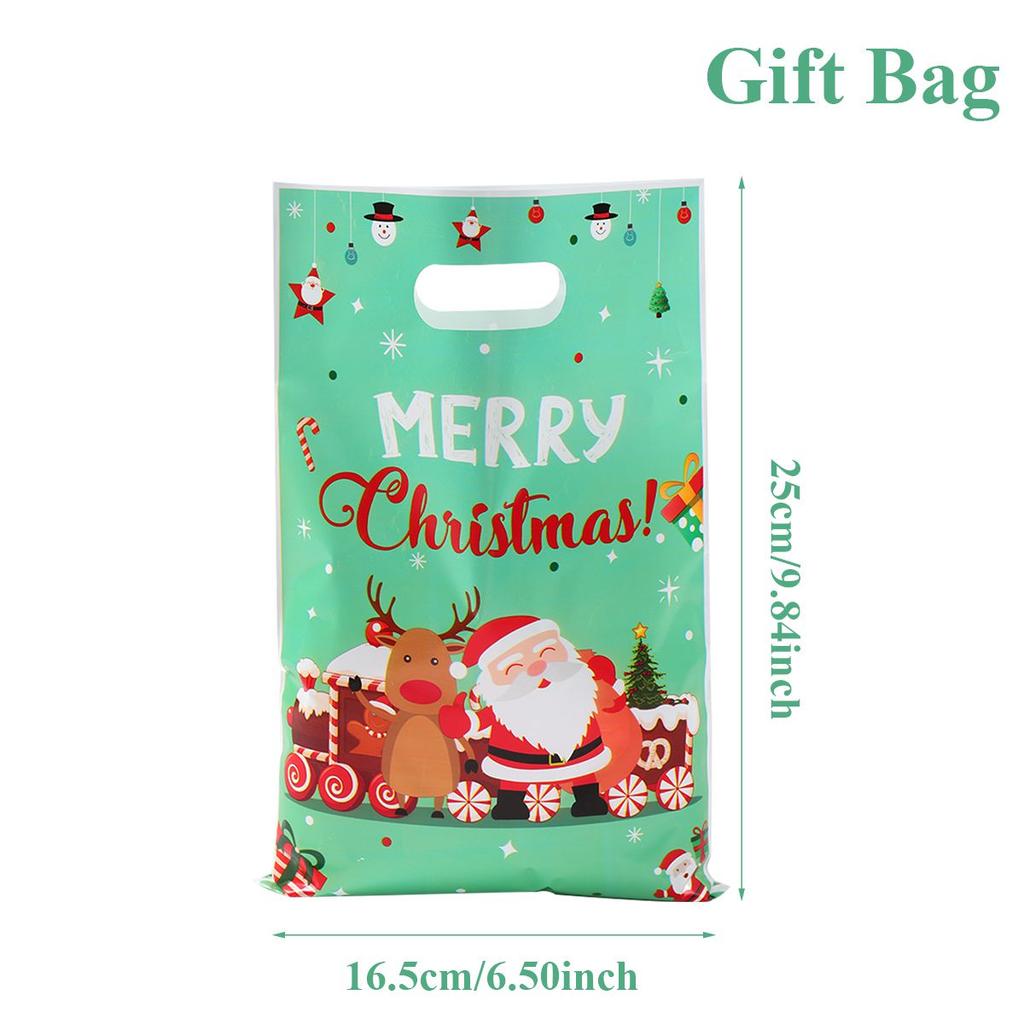 Christmas Santa Claus Gift Handbag Merry Christmas Decorations 2025 Navidad Natal Xmas Tree Elk Candy Handy Bag New Year 2026