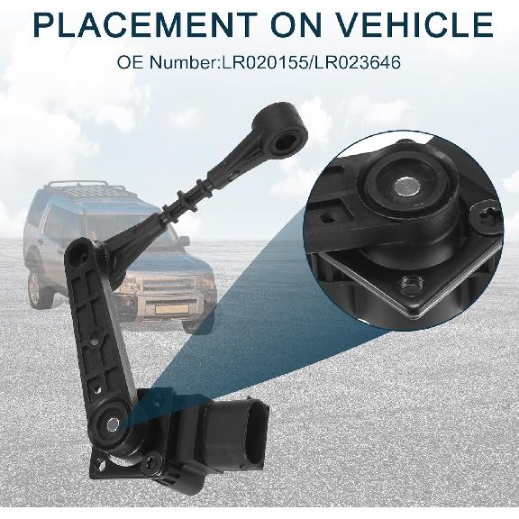 Air Suspension Ride Height Level Sensor for Land Rover LR3 No.LR020155 | Front Left Height Level Sensor 1 Set