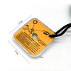 Outdoor Survival Signal Mirror: Life-Saving Reflector for Inflatable Raft and Marine Use