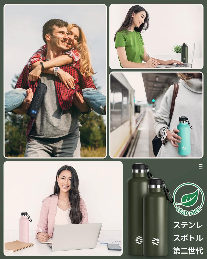 FJbottle 750ml Vacuum Insulated Water Bottle, Second Generation, for Hot and Cold Drinks, Stainless Steel, Direct Drinking, Sports Drink Compatible,