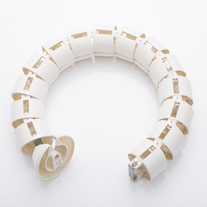 Office Desk Snake Threading Tube: Conference Table Lifting with Hidden Wire Management for Round/Square Cable Organization.