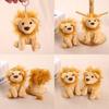 Plush Lion Keychain Toy With Short Plush Material For Girls And Gift Ideas