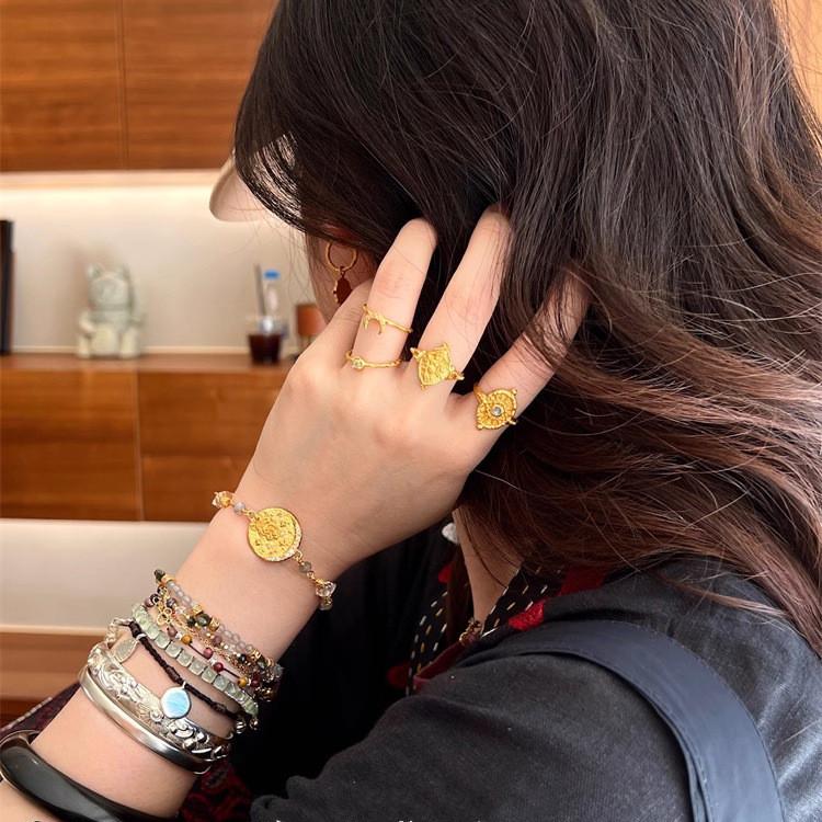 Stylish And Elegant Bali Boutique Brand 2024 Handmade Vintage Adjustable Ring