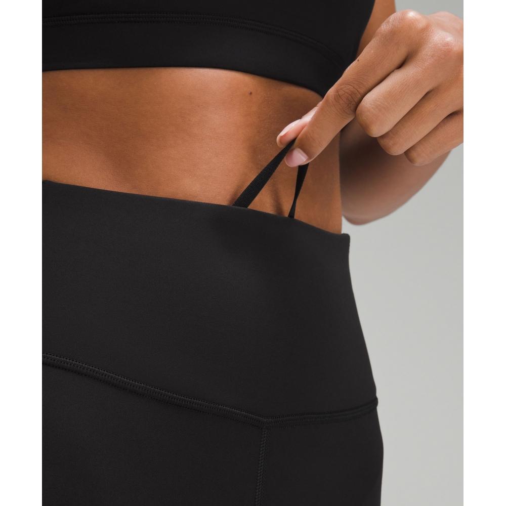 Lululemon Fast And Free High Rise Thermal Tight 25   Pockets Black