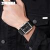 Stylish and simple men's watch waterproof business calendar quartz watch men's square retro belt watch