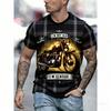 Summer Men's T-Shirt Motorcycle 3D Print Tees Top Street Casual Loose Outdoor Short Sleeve Plus Size Women T-shirt