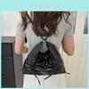 Trendy Pleated Bow Large Tote Backpack For Women Ideal For Daily Use And School