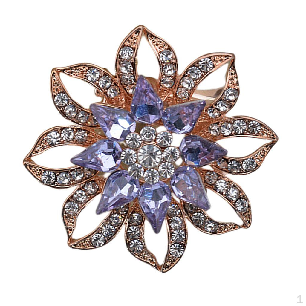 Шарм Брошь Лотос Пряжка для шарфа Свадебная Женский Костюм Лацкан