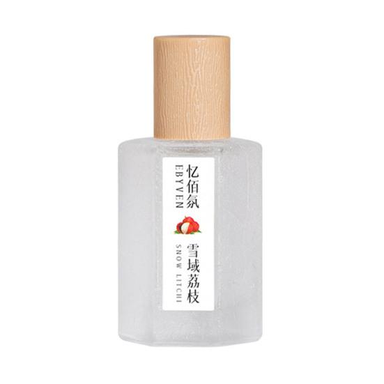 Lady Perfume, Summer Fruity Watermelon Lychee Peach Scent for Women, 50ml Long Lasting Light Fragrance, Glitter Sand Bottle Gift белый