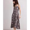 Elegant Summer Printed A-line Midi Cami Dress