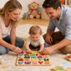 Kinder Kinder, Holz Zahlen Buchstaben Geometrische Formen Puzzle, Handheld Brettspiel Für Englisches Frühes Lernen Lernspiel Spielzeug Puzzlespielzeug T7j2