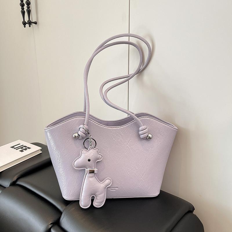 Color Trendy Solid Pu Bag Inner Zippered Compartments Classic Design Travel Bags